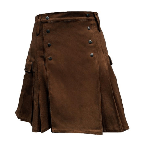 Dark Brown Utility Kilt